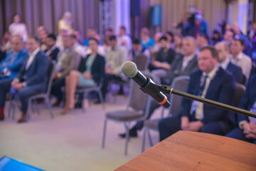 conference, mass business events in the hall