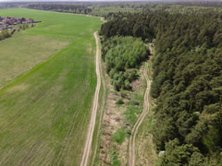 road in the countryside
