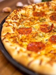 All flavor of pizzas