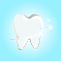 Illustration of healthy tooth 