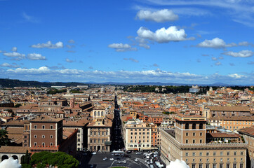 Fototapeta na wymiar view of the city of Rome.