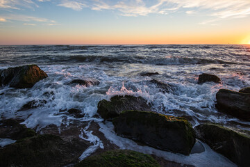 Fototapeta premium sunset over the sea