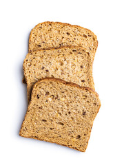 Sliced wholegrain bread.
