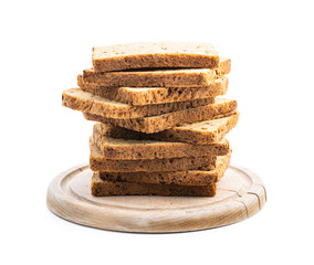 Sliced wholegrain bread.