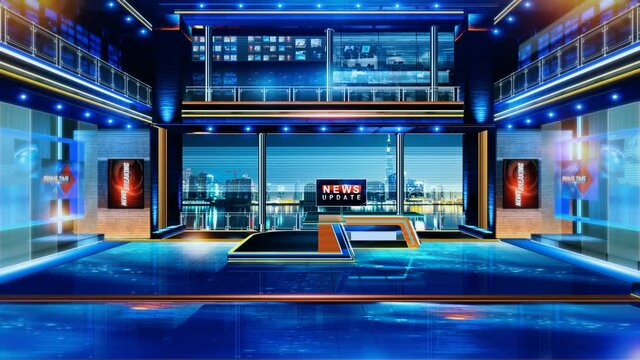 3D rendering background is perfect for any type of news or information presentation. The background features a stylish and clean layout 