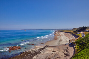 Image of St Ouens Bay from La Pulente end of the bay, Jersey CI