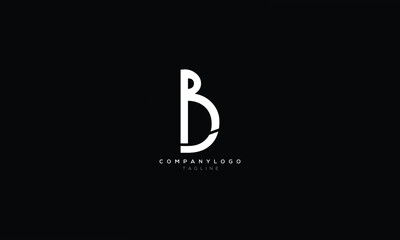 BR RB B AND R Abstract initial monogram letter alphabet logo design - obrazy, fototapety, plakaty
