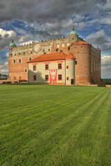 Fototapeta na wymiar Gotycko-renesansowy Zamek w Golubiu-Dobrzyniu, Polska.
