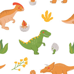 set of dinosaurs