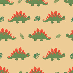 seamless pattern with monsters