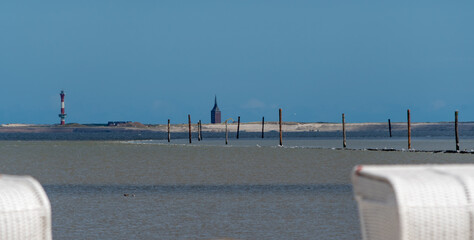 Wangerooge von Harlesielaus gesehen