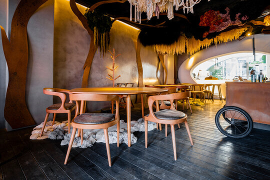 Decorative modern restaurant