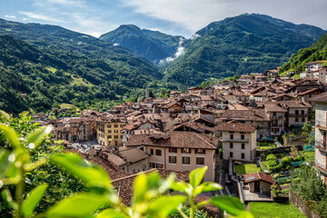 Moutain ranges near Bagolino, Province of Brescia, Lombardy, Italy