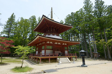 高野山壇上伽藍　東塔　和歌山県高野町