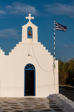 White Paraportiani Church at Mykonos, Greece