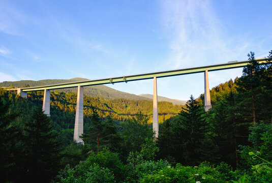 Europa bridge at Wipptal valley, Tyrol, Austria