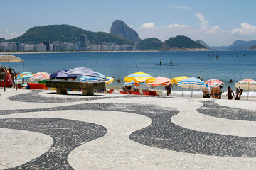Copacabana beach - obrazy, fototapety, plakaty