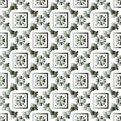 Pattern with a black-and-white gradient . Abstract metallic background