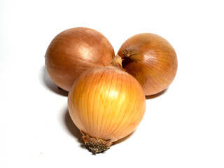 onion isolated on white