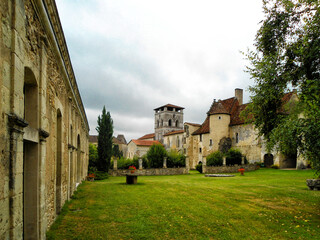 Fototapeta na wymiar Discover chancelade's 1,000-year-old abbey, a gem of oasis and tranquility, near Perigueux