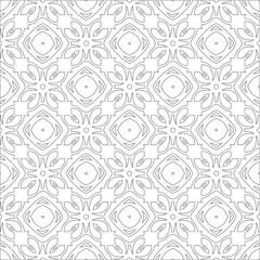  vector pattern with triangular elements. Geometric ornament for wallpapers and backgrounds. Black and white pattern. 