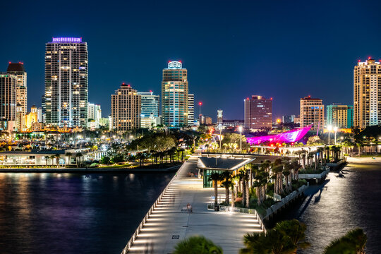 Downtown St Pete FL as seen from the pier