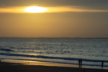 sunset in são luís, maranhão, brazil