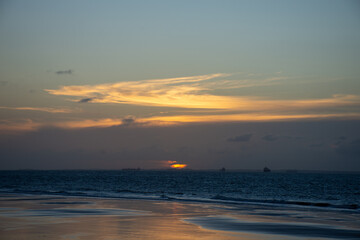 sunset in são luís, maranhão, brazil