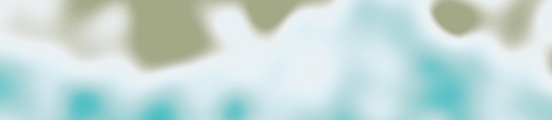 abstract blurred turquoise, blue, white and khaki colors background for design