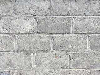 Gray wall of concrete brick  textured and material for 3D rendering and background collection