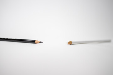 Black and White Colored Pencils