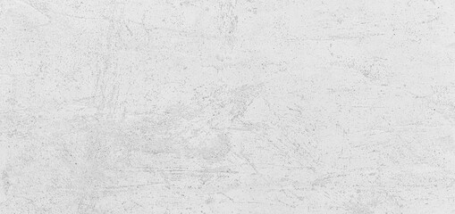 Panorama of White grey concrete texture, Rough cement stone wall, Surface of old and dirty outdoor building wall, Abstract nature seamless background