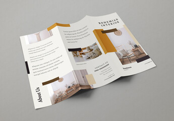 Bohemian Trifold Brochure