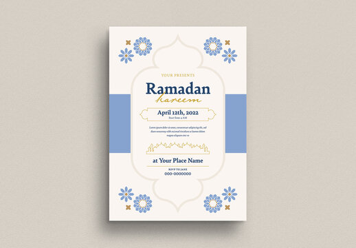 Ramadan Kareem Flyer Layout