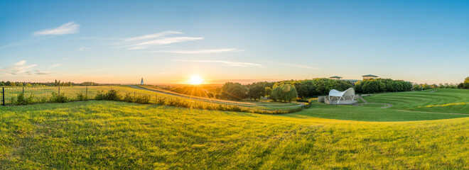 Sunrise panorama at the Campbell park in Milton KeynesSunrise panorama at the Campbell park in...