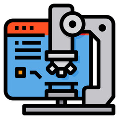 Science filled outline icon