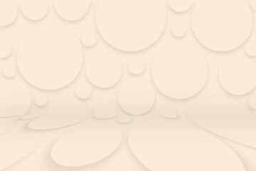Abstract champagne color background. Empty background for graphic resource. Circles.