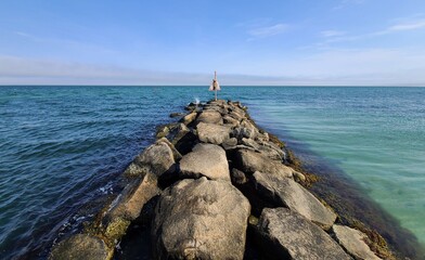 Rock pier