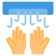 Hand Dryer flat icon