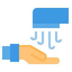 Hand Dryer flat icon