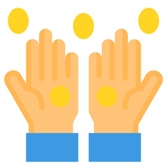 Hand Washing flat icon