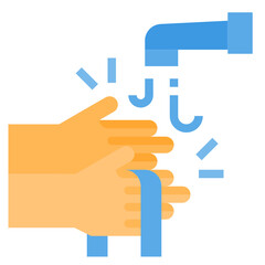 Hand Washing flat icon