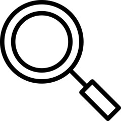 search minimal line icon