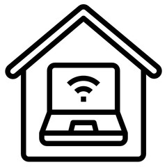 Smart Home outline icon