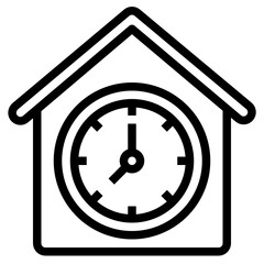 Time outline icon