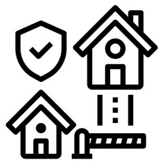 Barrier outline icon