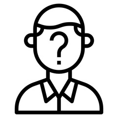 Question outline icon