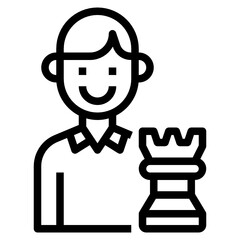 Strategy outline icon