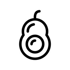 Avocado icon. Fruit logo concept. outline. for logo,icon,symbol and sign