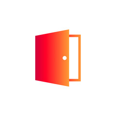 Door icon. Vector illustration for graphic design, Web, UI, 